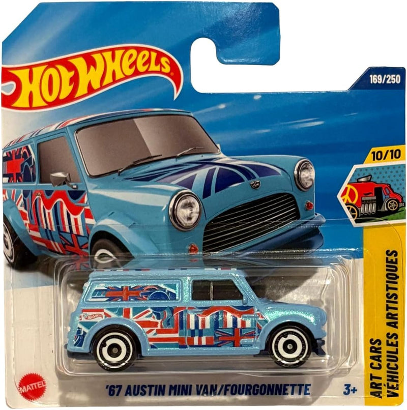 Hot Wheels '67 Austin Mini Van 10/10 Blue