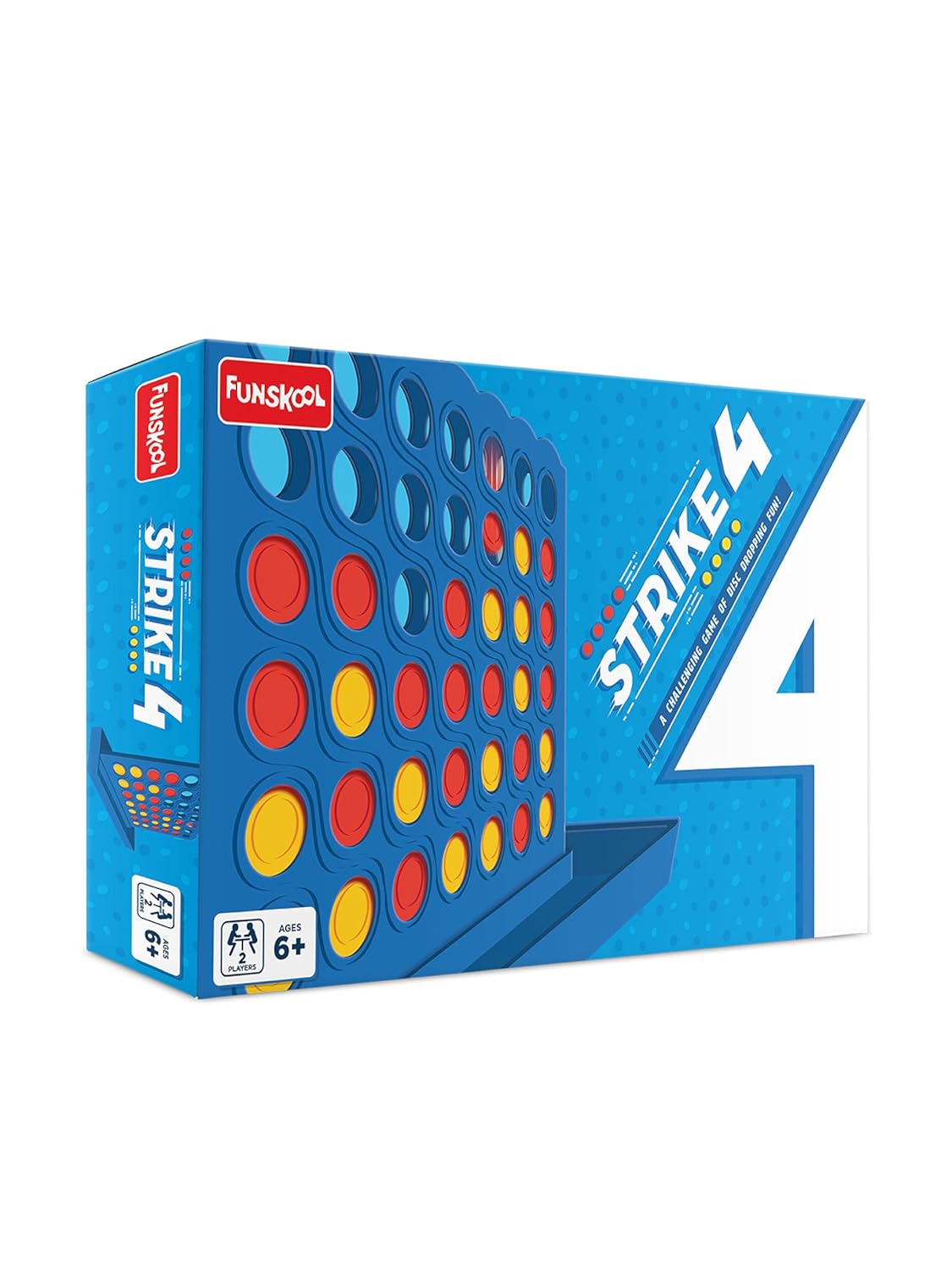 Funskool Games Strike 4 Classic Disc Dropping Game