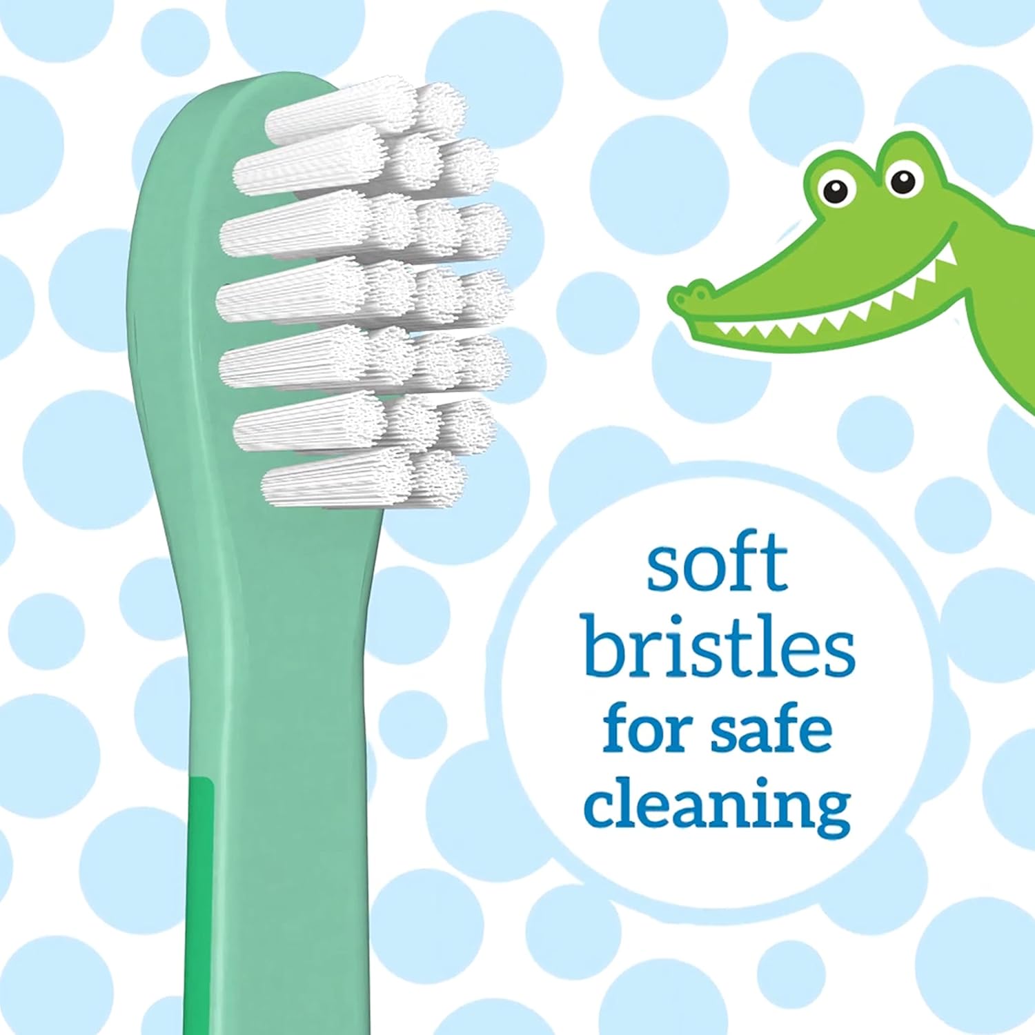 Dr Browns Toddler Toothbrush, Green Crocodile
