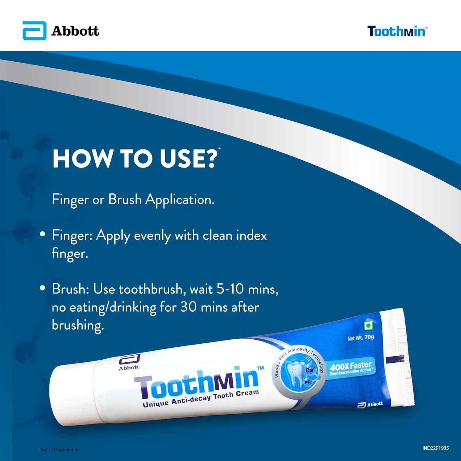 Toothmin - Tube of 70gm Tooth Cream