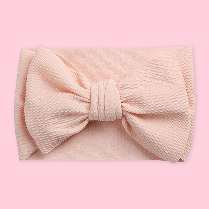 Polka Tots Pack of 3 Solid and Floral Print Bow Headbands Set - Multicolor