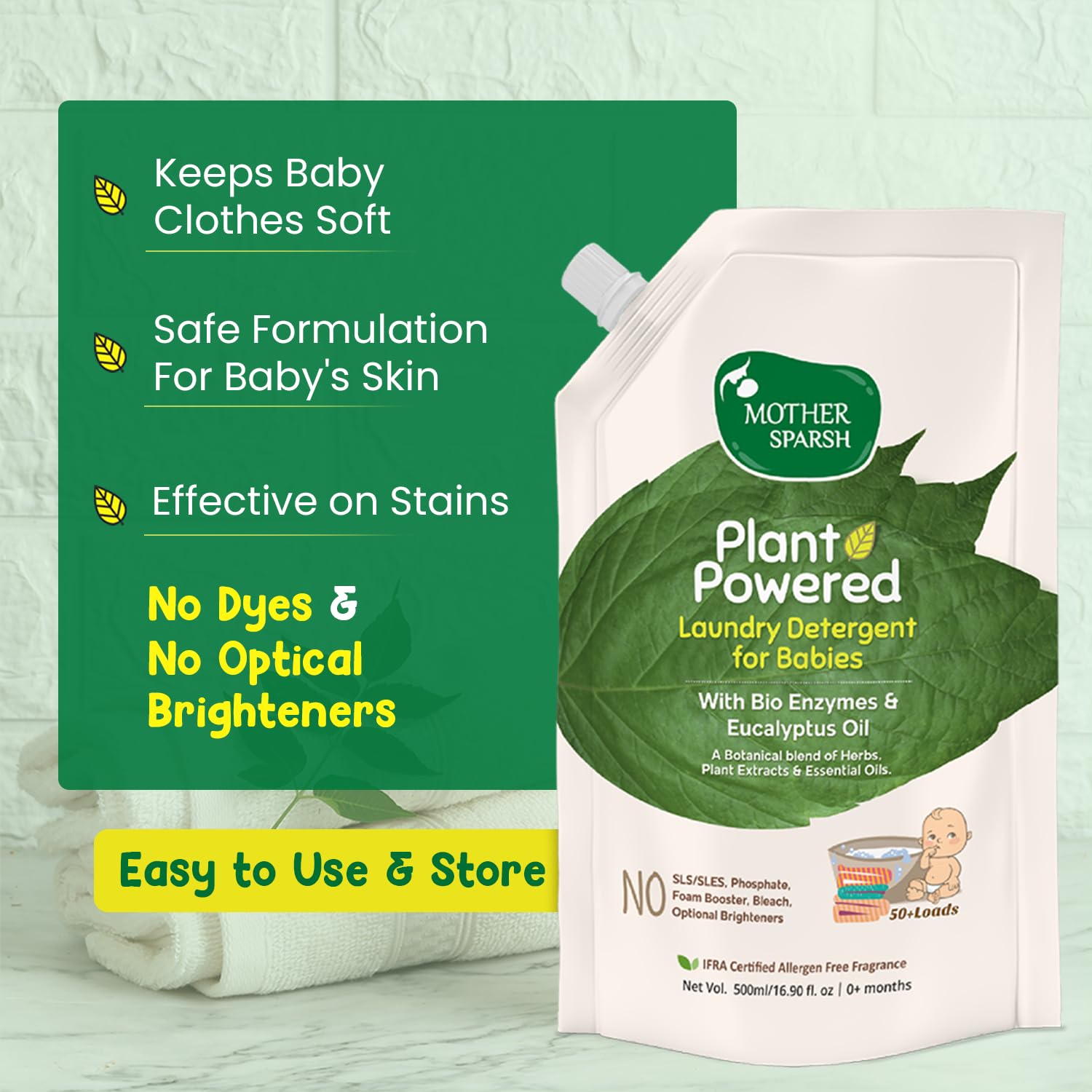 Mother Sparsh Plant Powered Baby Laundry Detergent