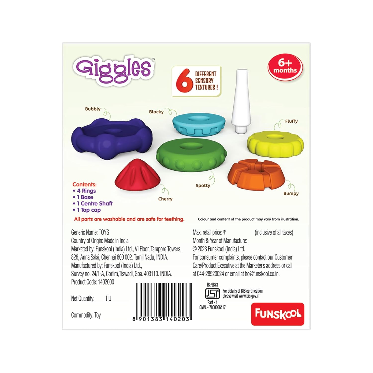 Funskool Giggles Stack a Rocket