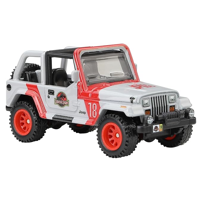 Hot Wheels New Jurassic World, 1:64 Scale Die-Cast Replica from Popular Movie, TV Show or Video Game