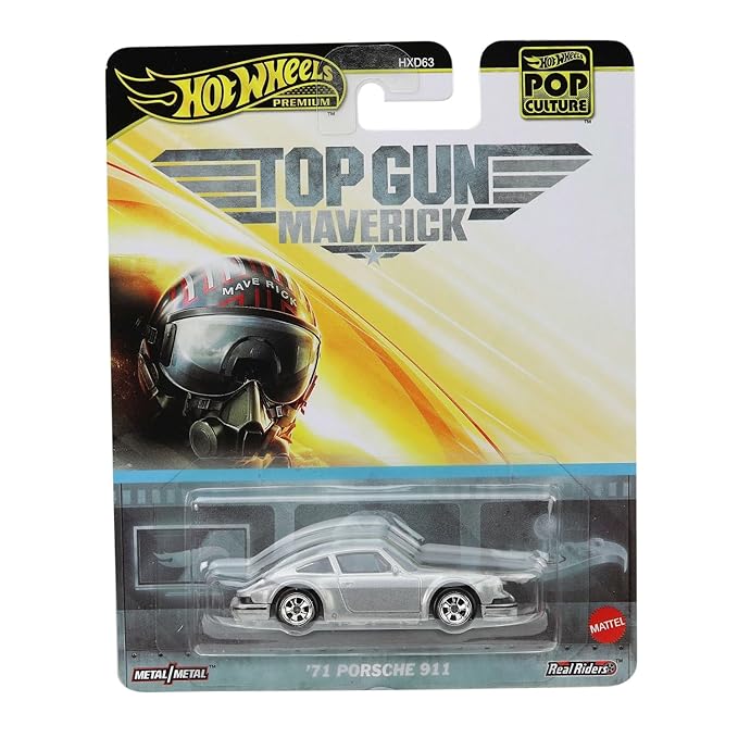 Hot Wheels '71 Porsche 911, 1:64 Scale Die-Cast Replica from Popular Movie, TV Show or Video Game