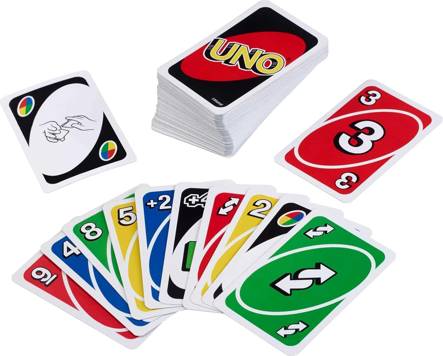 Mattel Uno Card Game Display
