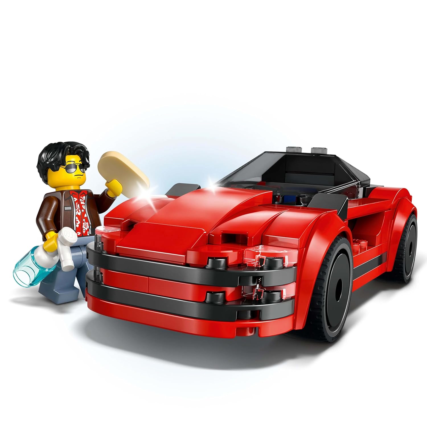 LEGO City Red Sports Car Supercar Toy Vehicle Set 60448