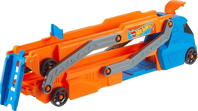 Hot Wheels 1:64 Scale Toy Car - 30" Race Track with a Starter - Holds up to 9 Cars in 1:64 Scale - Connects to Other Sets HYT83