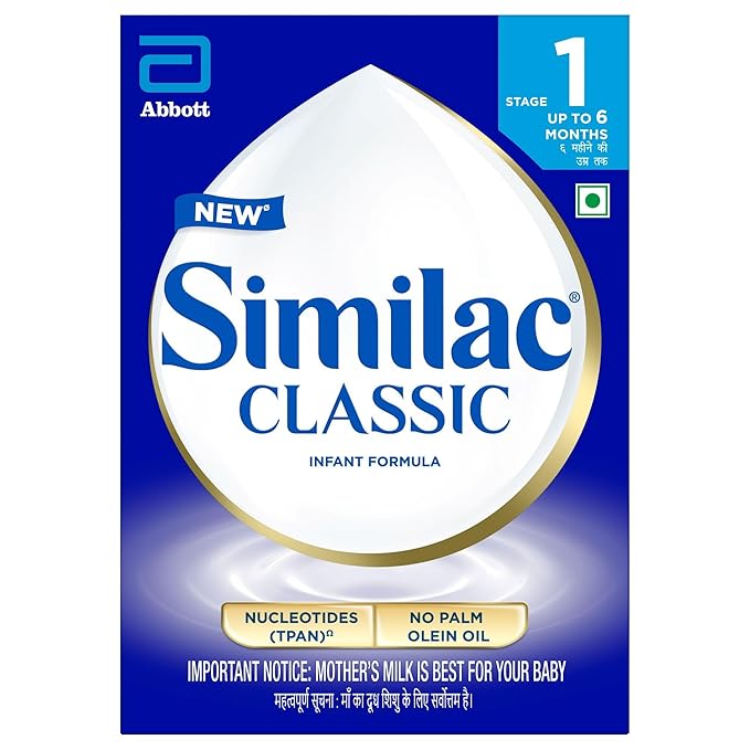 Similac Classic Stage 1 Infant Formula (Up To 6 Months)-400 G Box