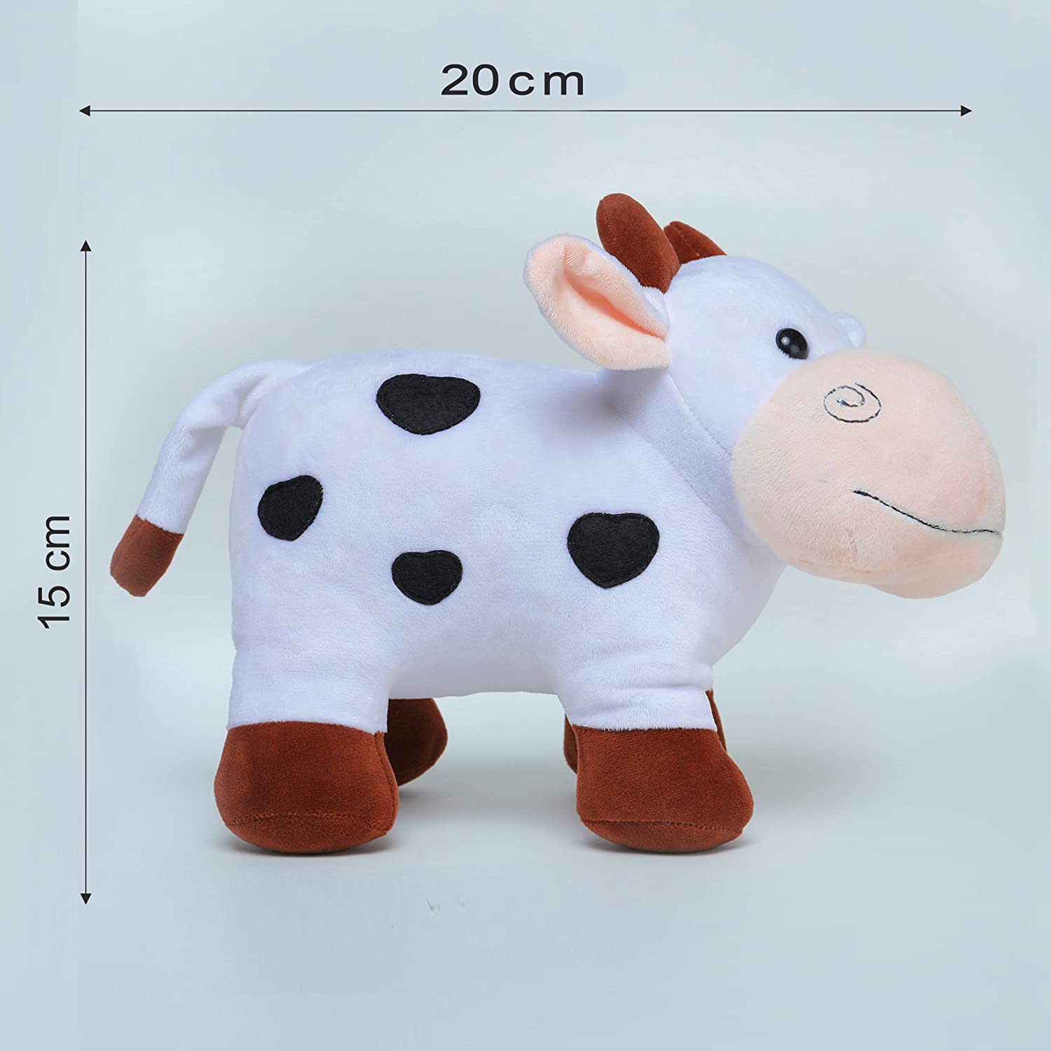Webby Plush Adorable Standing Cow Stuffed Toy