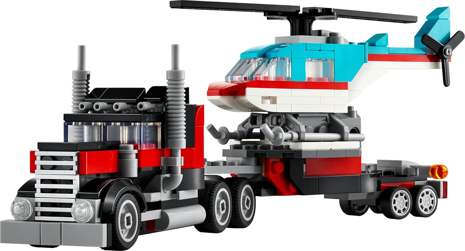 LEGO Creator Flatbed Truck with Helicopter