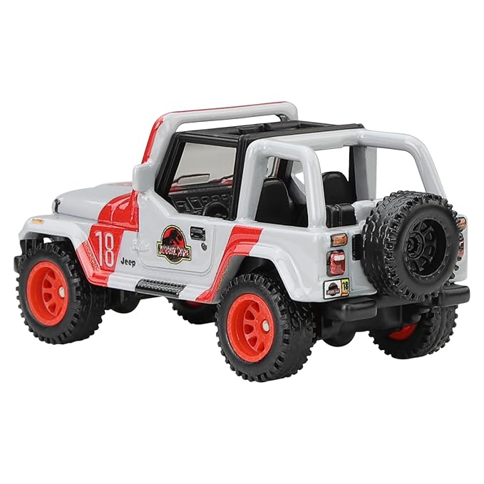 Hot Wheels New Jurassic World, 1:64 Scale Die-Cast Replica from Popular Movie, TV Show or Video Game