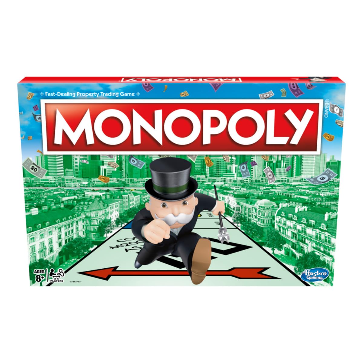MONOPOLY Board Game (Multicolor) for Families and Kids Ages 8 and Up, Classic fantasy Gameplay