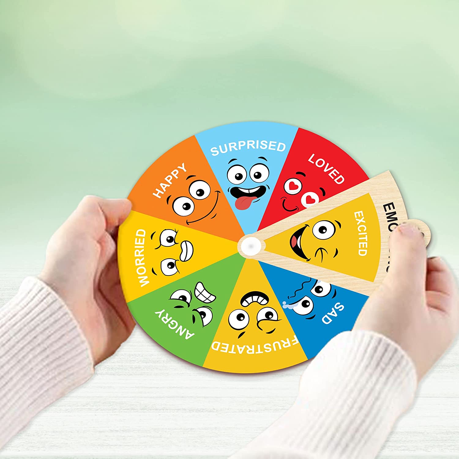 Webby Wooden Rotation Puzzle – Rotate and Learn, Activity Toy for Kids (Set of 4)