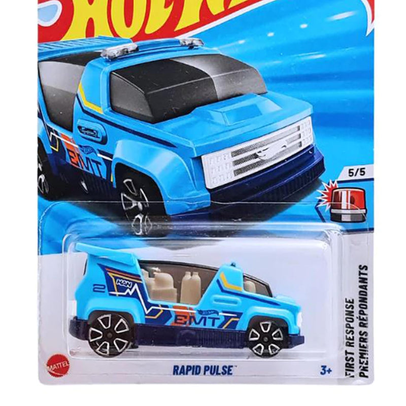 HW 1:64 Licensed Diecast Toy Car | Metal Scale Model for Kids & Collectors Miniature Car (HW First Response -Rapid Pulse)