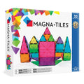 Magna Tiles Magnetic Building Toys Clear Colors Set Multi Color (32 Pieces)