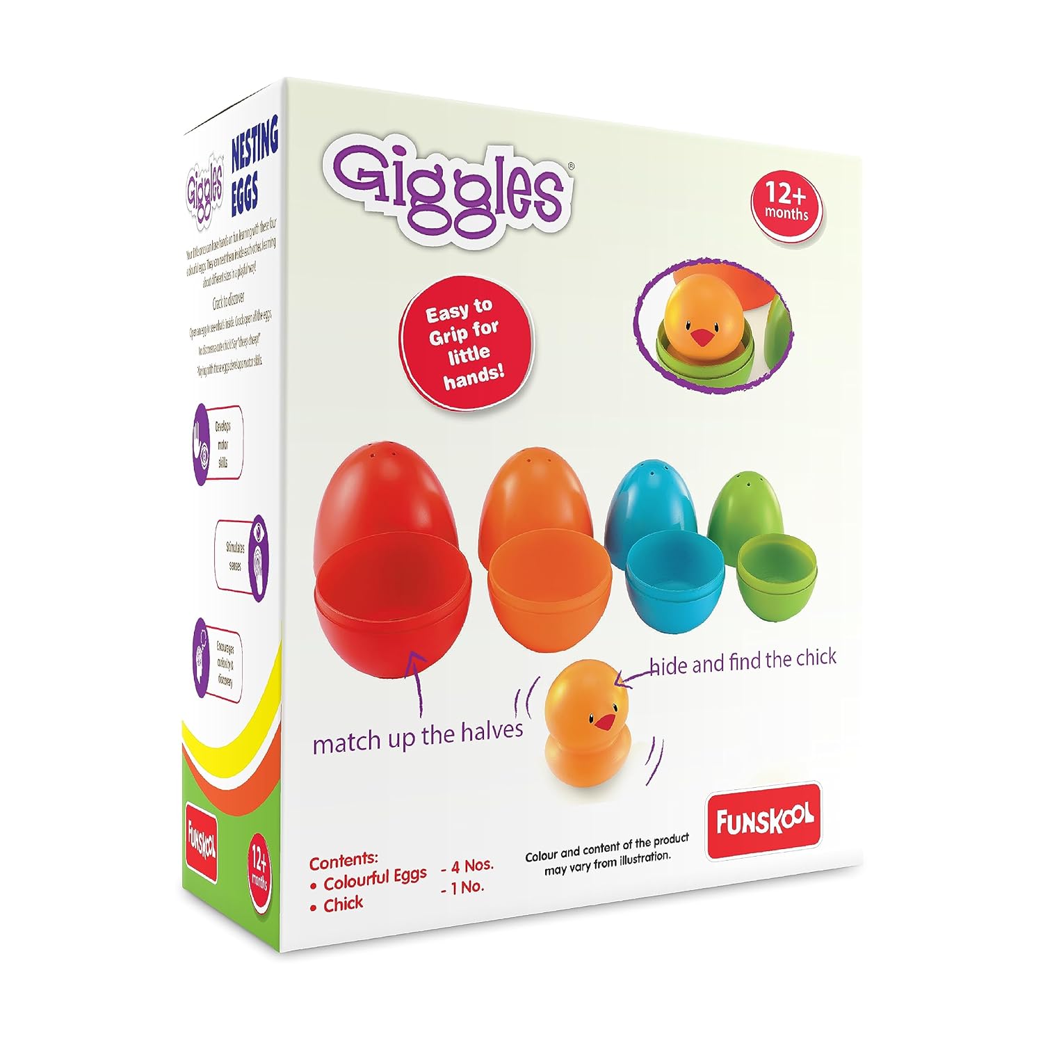 Giggles Nesting Eggs for Kids
