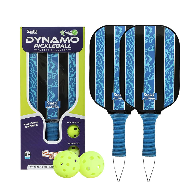 Santoi Graphite Pickleball Paddle Set Durable Lightweight Rackets with Cushion Comfort Grip Outdoor