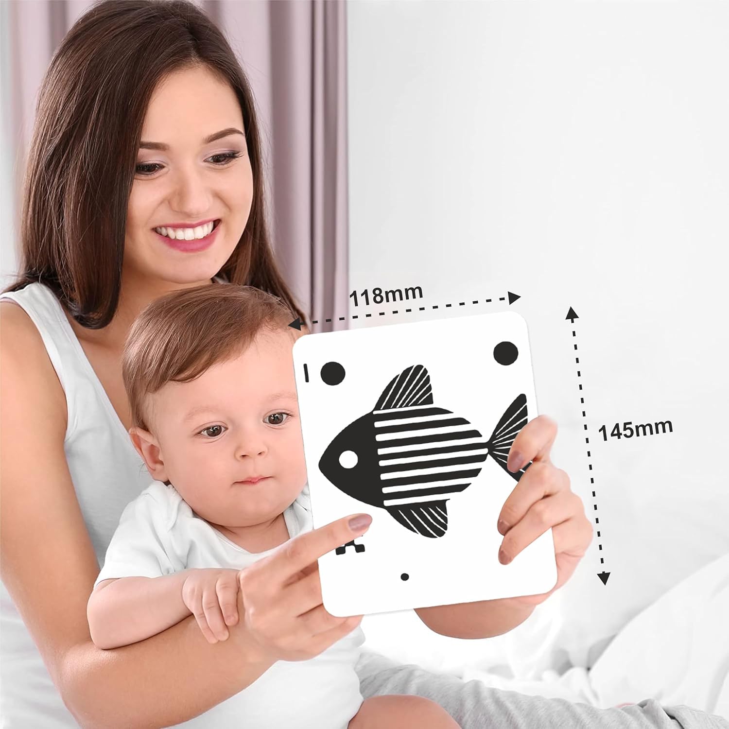 Webby High Contrast Baby Flashcards