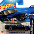 Hot Wheels - '89 Mercedes-Benz 560 SEC AMG 2/5 - Dark Blue Luxury Coupe in 1:64