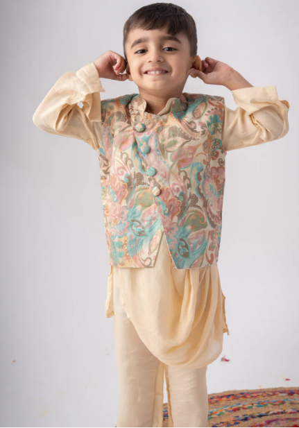 Nawaab Cowl Kurta Jacket