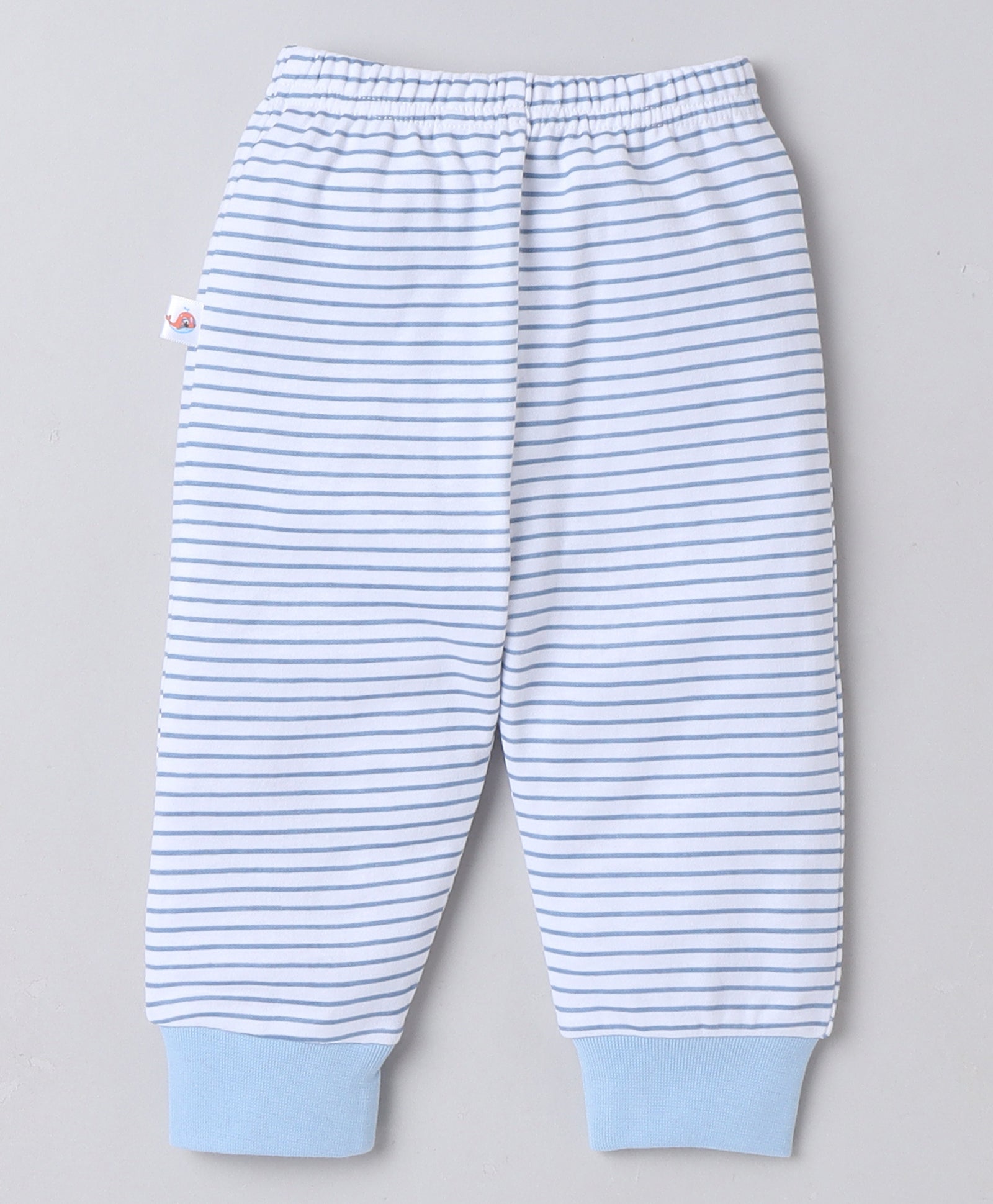 Sky Blue & White Full Length Boys Pyjamas Pack Of 4