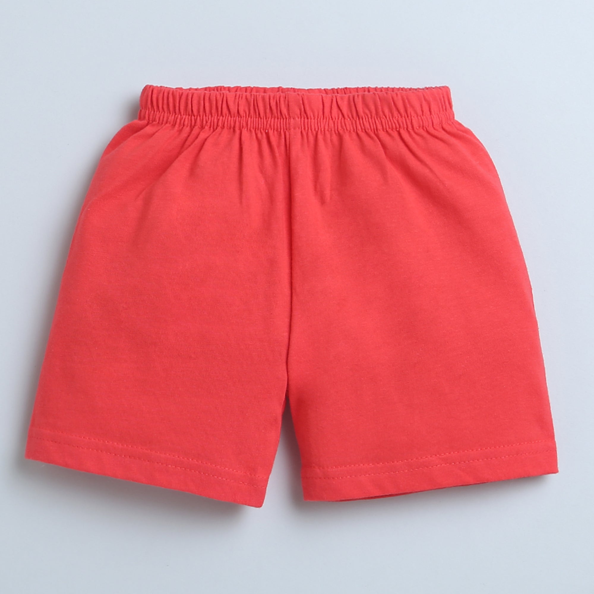 Red & White Girls Shorts Pack Of 2