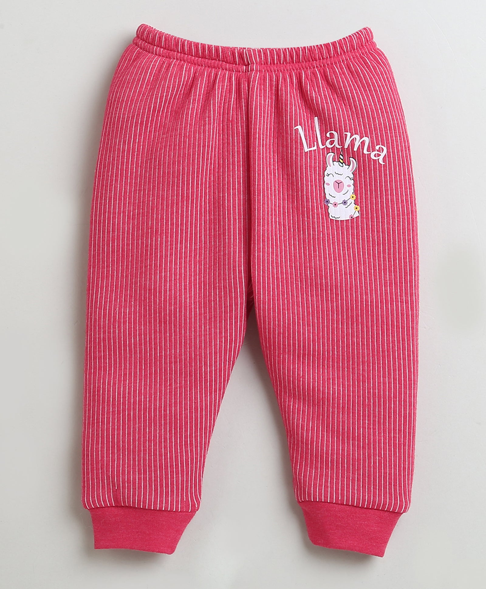 Dark Pink Full Sleeves Cotton Thermal Jabla & Jogger Set