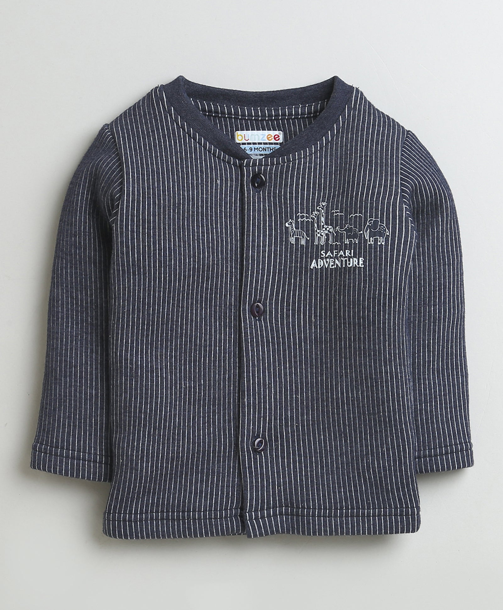 White & Charcoal Grey Boys Full Sleeves Cotton Thermal Jablas Pack Of 2