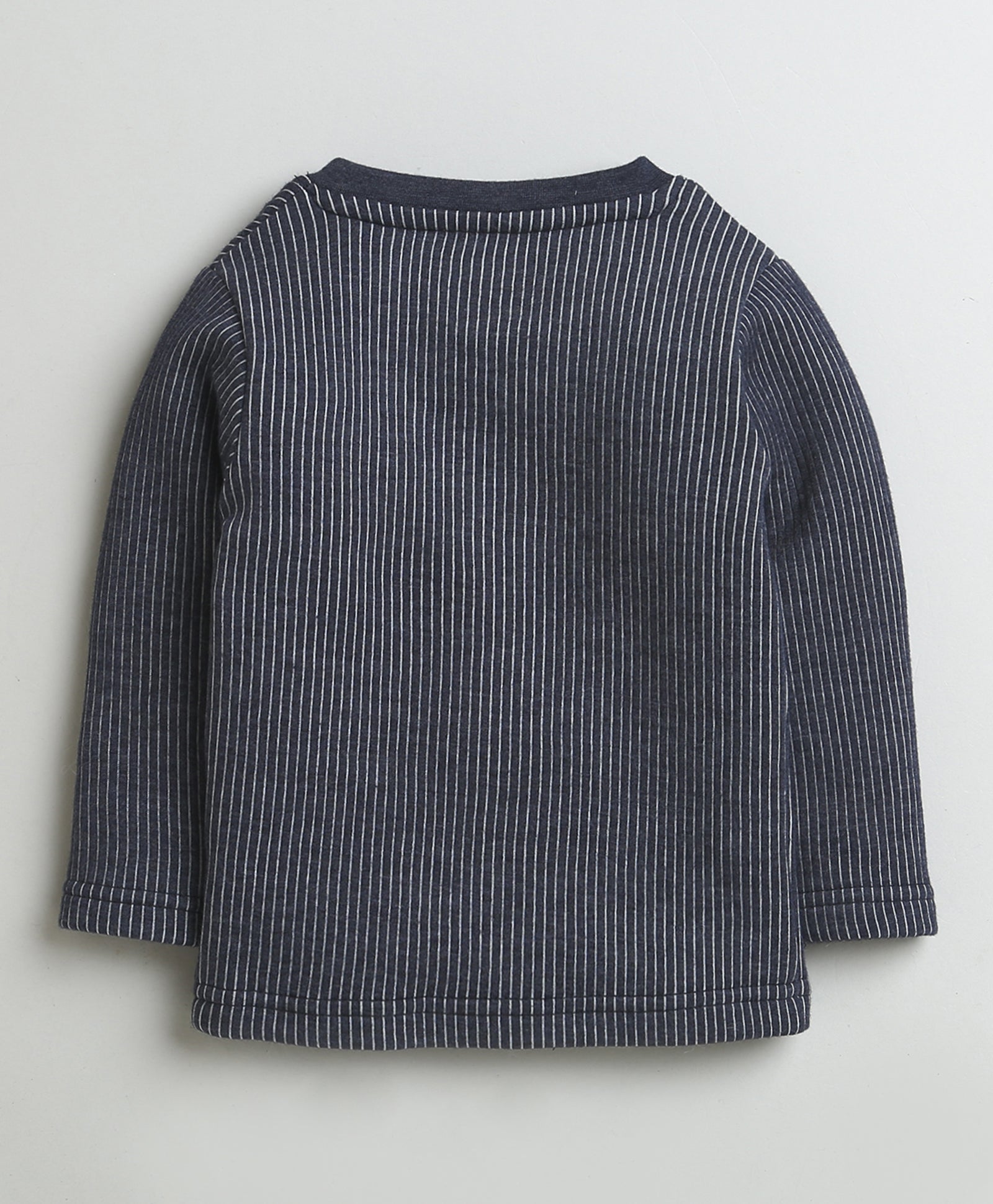 White & Charcoal Grey Boys Full Sleeves Cotton Thermal Jablas Pack Of 2