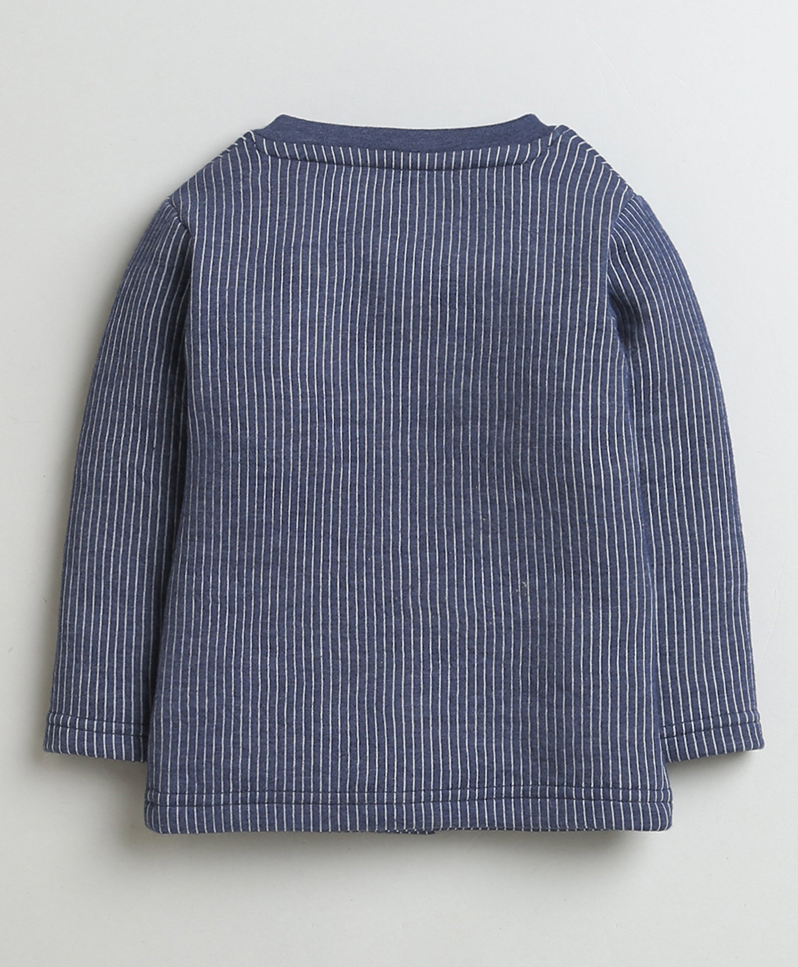 Charcoal Grey Boys Full Sleeves Cotton Thermal Jabla & Jogger Set