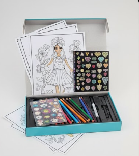 Fashion Art Junior Colouring Kit