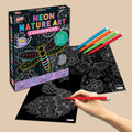Neon Nature Art Colouring Kit