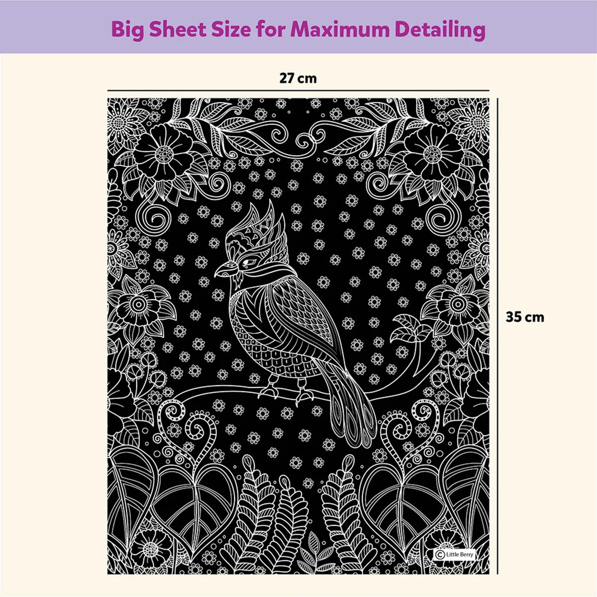 Neon Nature Art Colouring Kit