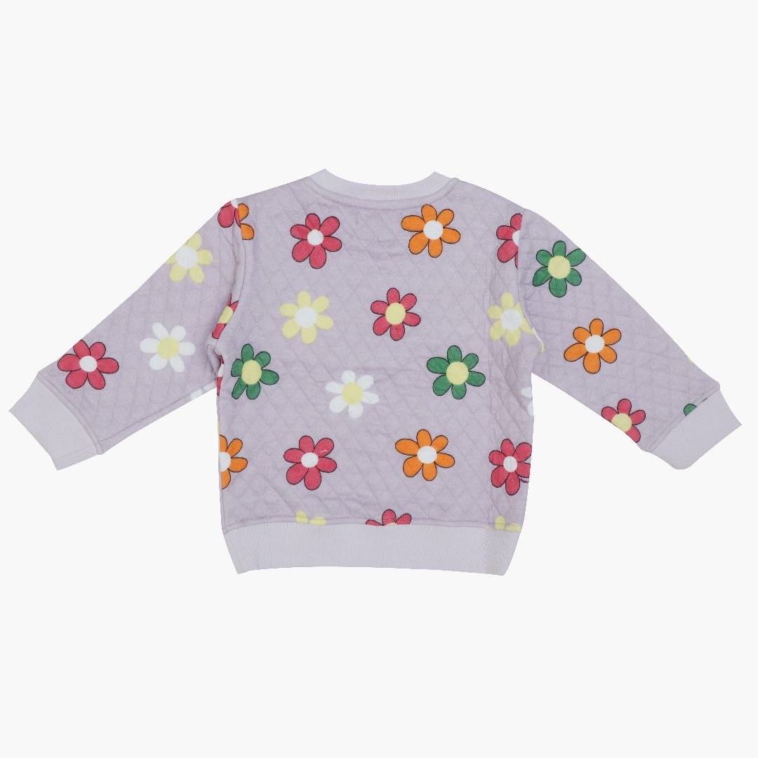 Quilted Top And Pant - Blue Animal Print