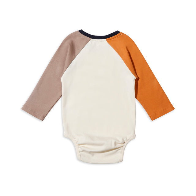 Happy Little Explorer Raglan Sleeves Bodysuit