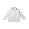 Mandarain Collar Shirt - Cream