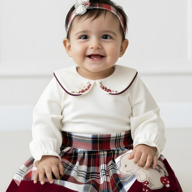 Bunny In The Meadow Skirt Tee Set