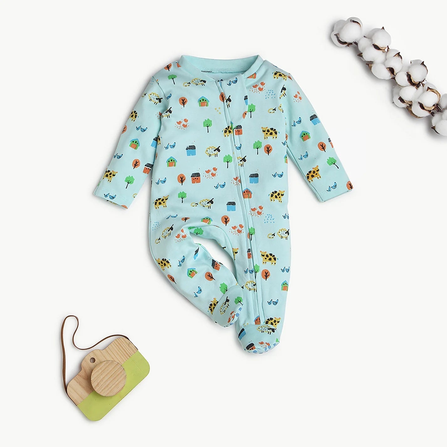 TRACTOR TROT SLEEPSUIT