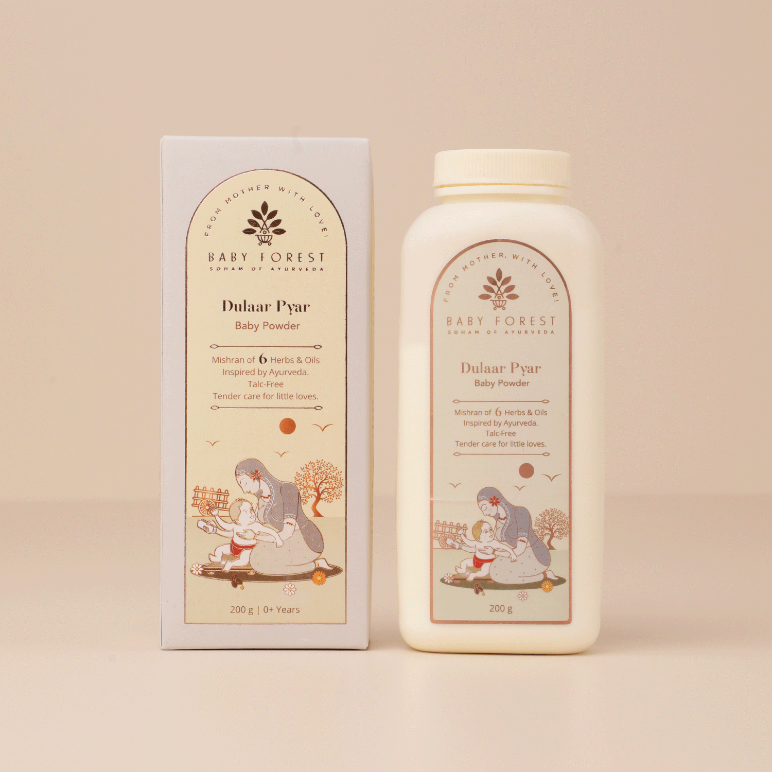 Baby Forest Dulaar Pyar Talc Free Baby Powder 200G