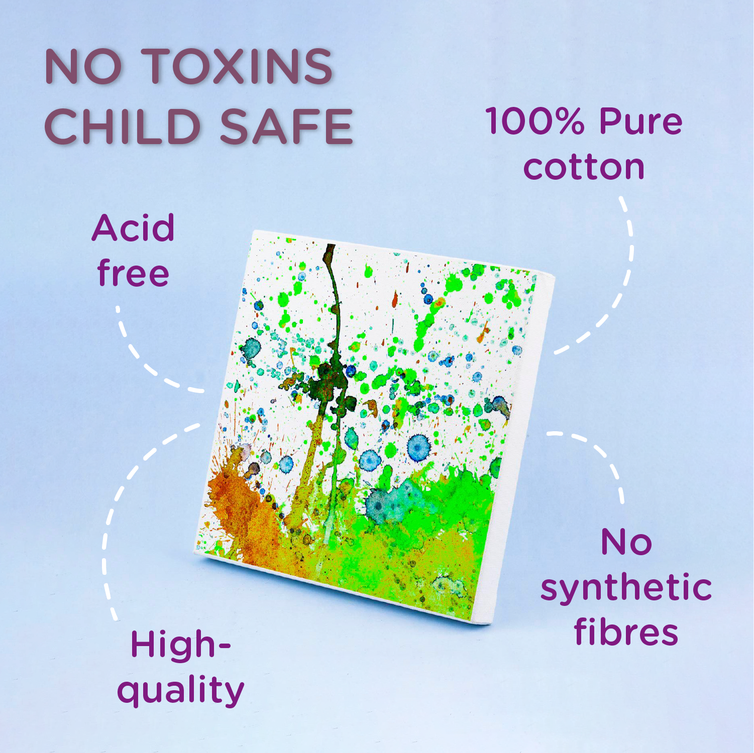 Dabble Canvas Art Board |
Pre Framed and ready to
use
Canvas Board