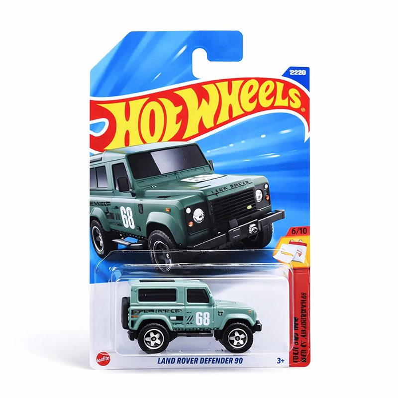 Hot Wheels Land Rover Defender Then and Now Ages 3 and Up 210/250 (Green)