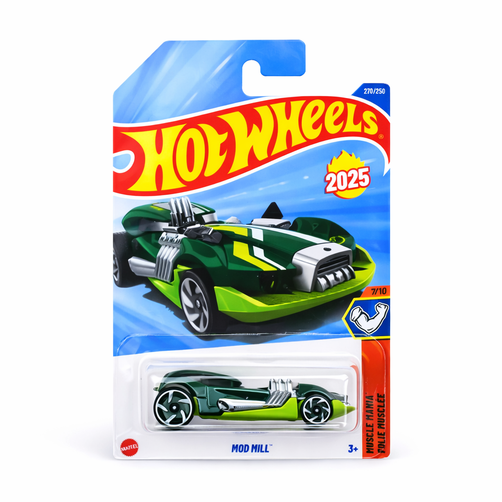 Hot Wheels Mod Mill Toy Car (Multicolor