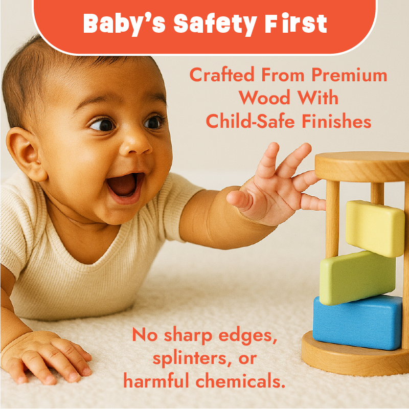 Classic Rattle - Roll on the Floor for gentle rattle sound