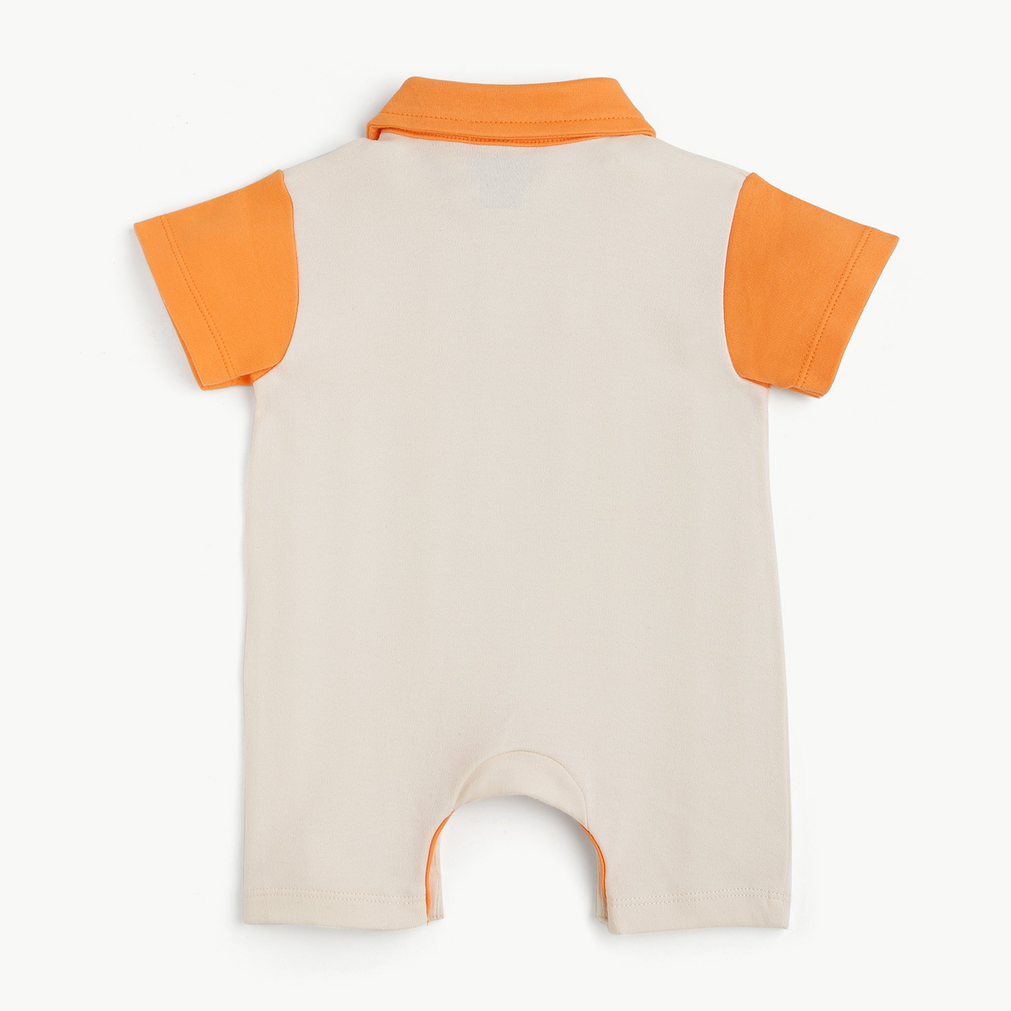 Baby Racer Elite Polo Romper – 100% Organic Cotton