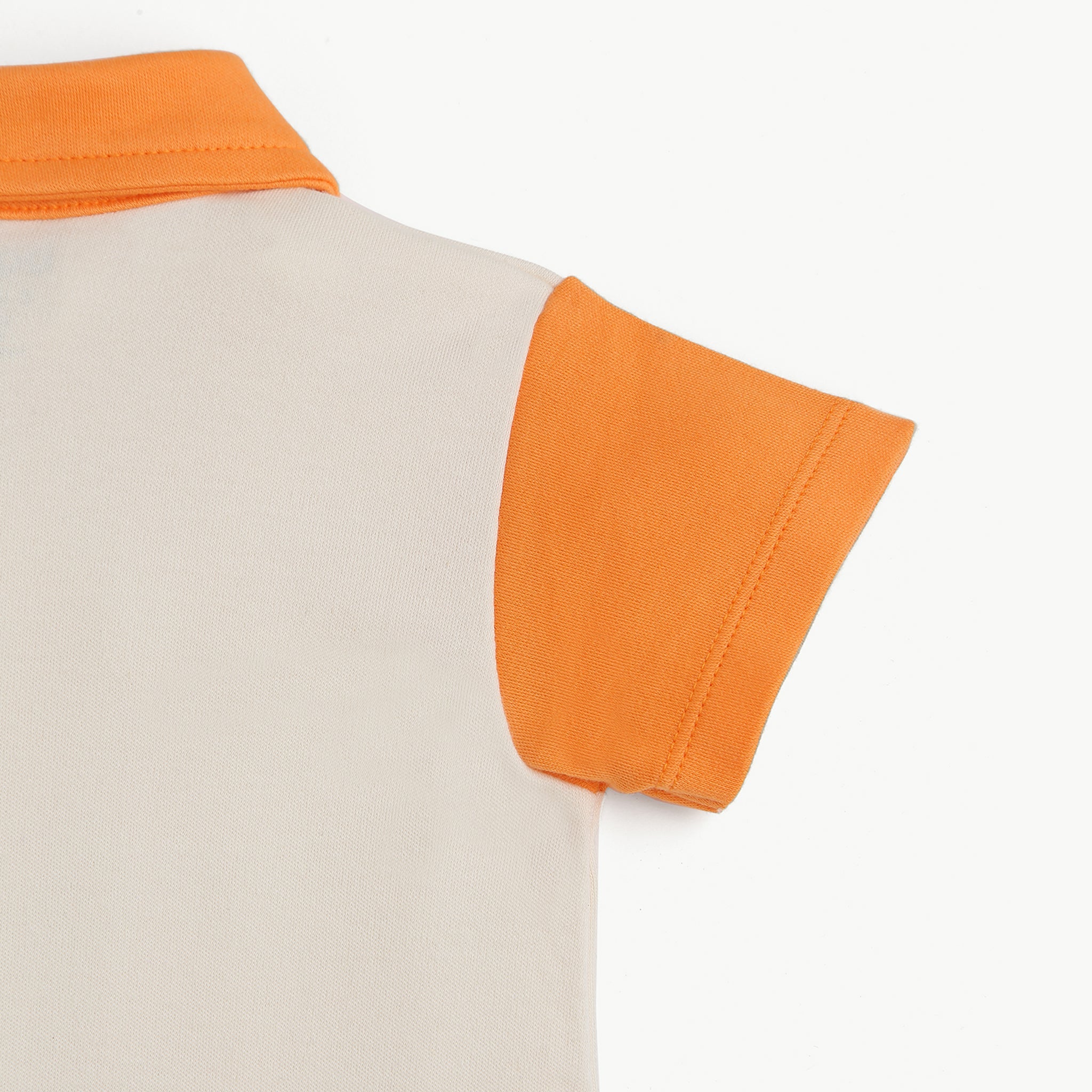 Baby Racer Elite Polo Romper – 100% Organic Cotton