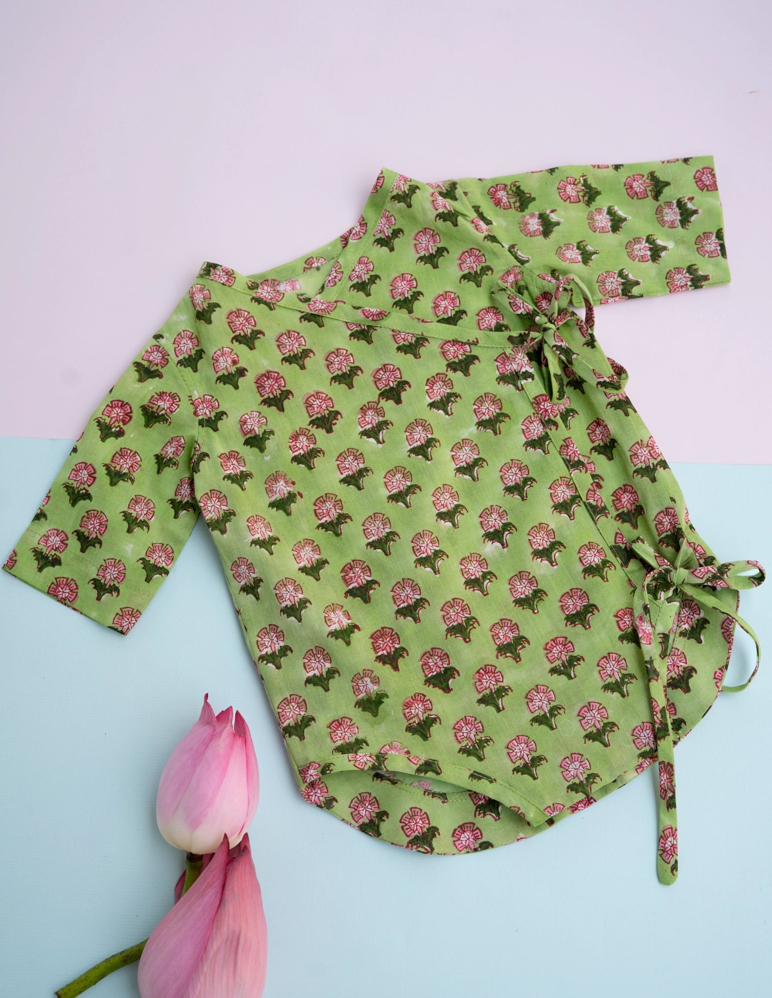 Nature's Hug Newborn Wrap Romper | Baby Jabla Romper Set