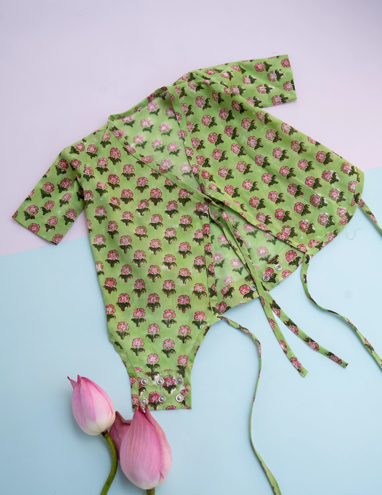 Nature's Hug Newborn Wrap Romper | Baby Jabla Romper Set