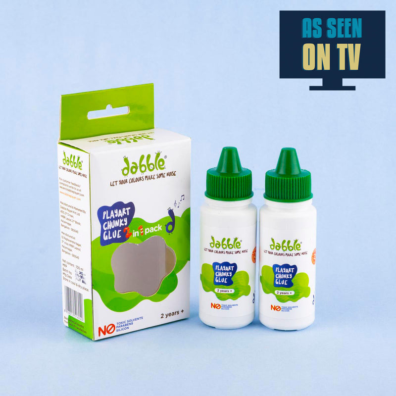 Dabble Chunky Glue | 100 %
Water based formula
Glue