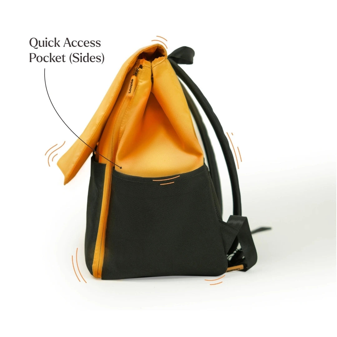 Loopie Robin Diaper Bag (Orange)